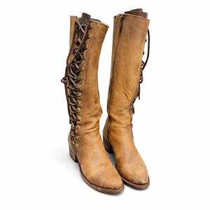 Freebird by Steven Wyatt Boots Women Size 9 LaceUp Riding Boots Western Boho